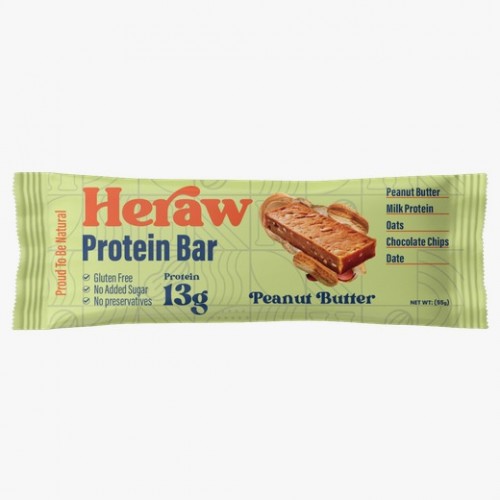Heraw Health Food  GF Protein Peanut Butter Bar 55g 