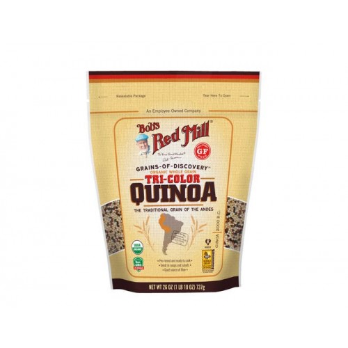 Bob's Red Mill Org GF Whole Grain Tri-Color Quinoa 737g 