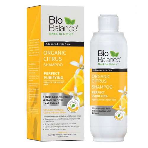 BIOBALANCE Organic Citrus Shampoo 330 ml