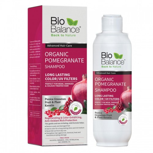 BIOBALANCE Organic Pomegranate Shampoo 330 ml