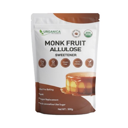 URGANICA Organic Monk-Fruit Allulose Sweetener 500g 
