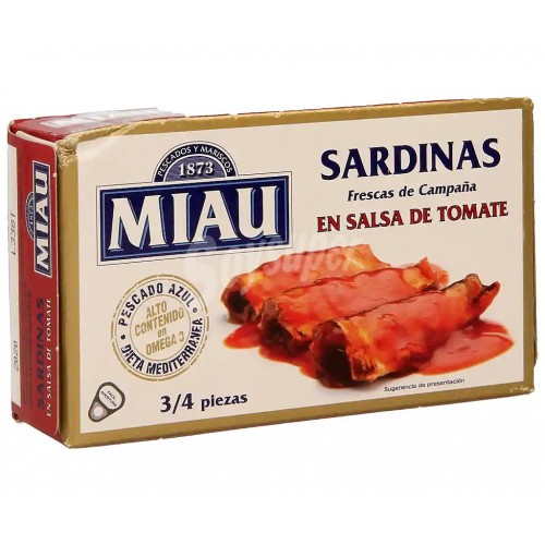 MIAU Sardines in Tomato Sauce 120g