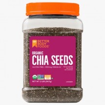 BETTER BODY FOODS Organic Gf Chia Seeds 907g