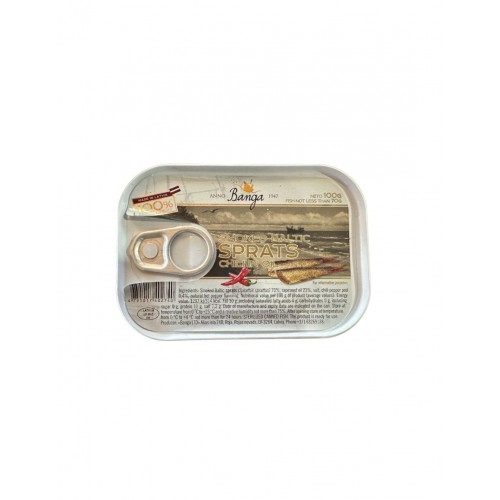 Banga Smoked Sprats in Oil with Chili 100g 