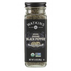 WATKINS Organic Ground Black Pepper 80g