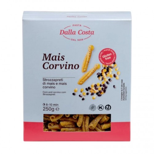 Dalla Costa GF Corn & Corvino Corn Strozzapreti Pasta 250g