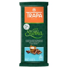 TRAPA Milk Chocolate with Stevia 75g 