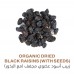 HOLISTIC CORNER Organic Dried Black Raisins with Seeds 100g
