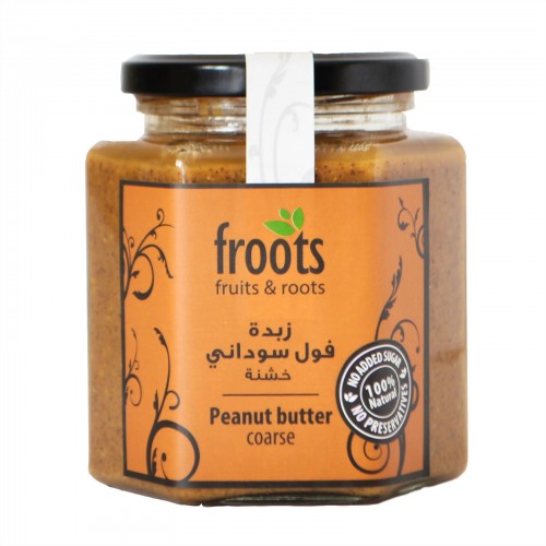froots Coarse Peanut Butter (No-Added-Sugar) 390g 