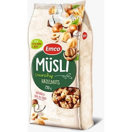 Emco Muesli with Hazelnuts 750g 
