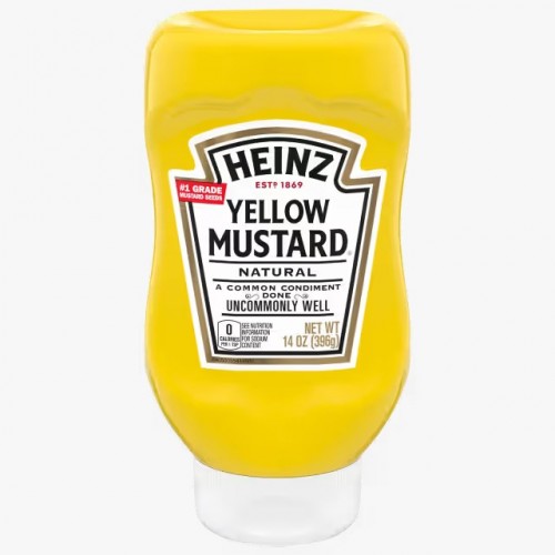 Heinz Natural Yellow Mustard 396g 