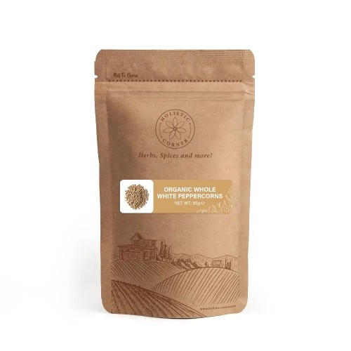 HOLISTIC CORNER Organic Whole White Pepper Corner 85g 