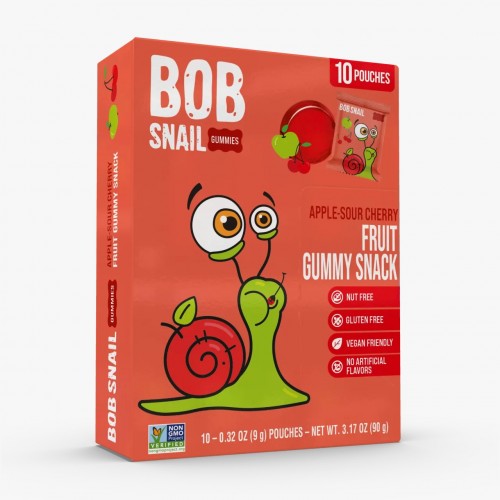 BOB SNAIL Apple-Cherry Jellies with No-Added-Sugar 90g  
