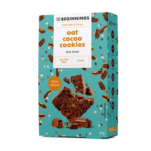 THE BEGINNINGS GF Oat Cocoa Cookies 80g 