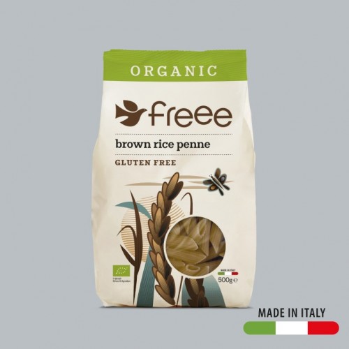 Doves Farm Organic GF Brown Rice Penne 500g 