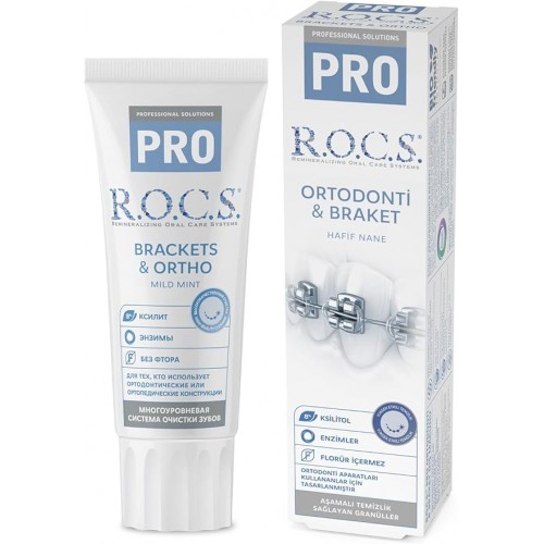 ROCS  Brackets & Ortho Toothpaste 