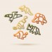 Dalla Costa Wheat Dinosaur Pasta with Tomato & Spinach 250g  