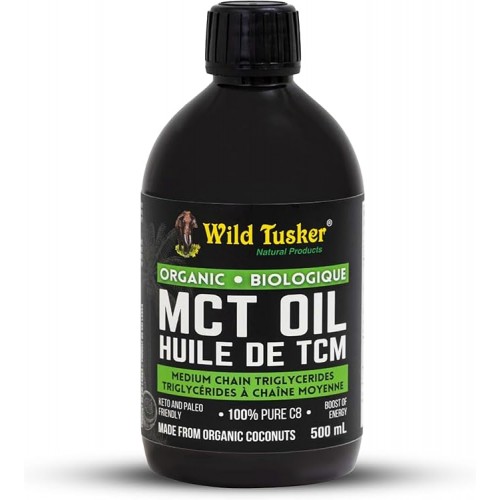 Wild Tusker Biological Pure C8 MCT Oil 500ml 