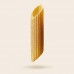 Dalla Costa Whole-Wheat Penne with Pumpkin, Turmeric & Black Pepper 250g 