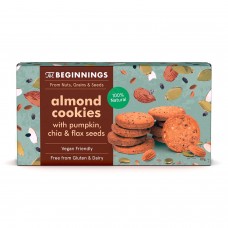 THE BEGINNINGS GF Almond Cookies with Pumpkin, Chia & Flaxseed 80g 
