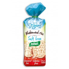 SANTIVERI Organic GF Whole-Meal Rice Cakes (Salt-Free) 130g 