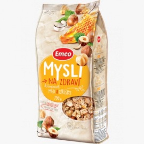 Emco Muesli with Honey & Hazelnuts 750g 