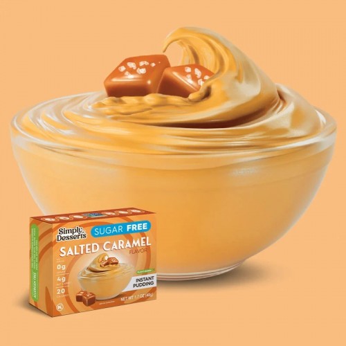 Simply Desserts GF Sugar-Free Salted Caramel Pudding 48g 