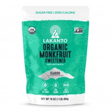 LAKANTO Organic Classic Monk fruit with Erythritol 454g