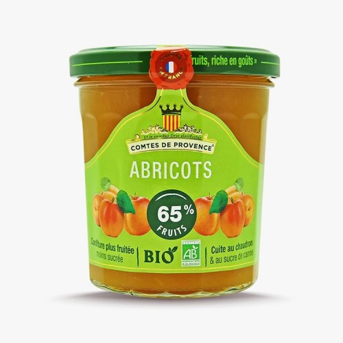 COMTES DE PROVENCE  Organic Apricot  Jam 350g 