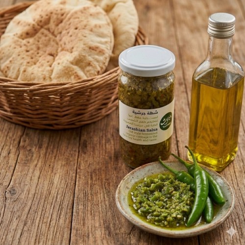Organic Green Chili Pepper Sauce 