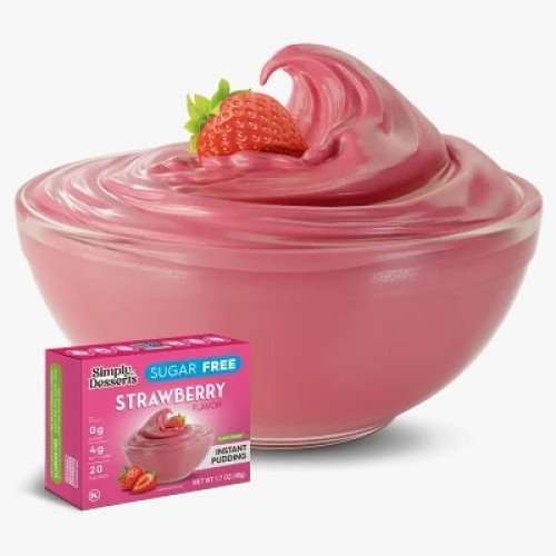 Simply Desserts GF Sugar-Free Strawberry Pudding 48g 
