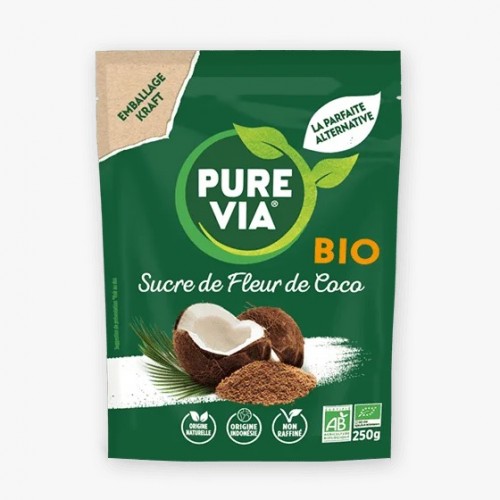 PURE VIA Organic Coconut Flower Sugar 250g 