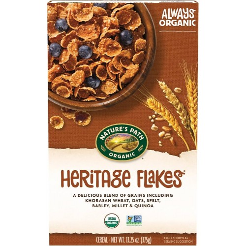 Nature's Path Organic Heritage Flakes Cereals 375g 