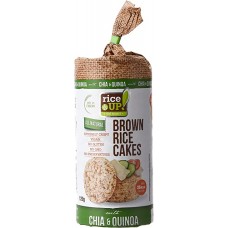 rice UP Brown Rice Cakes with Chia & Quinoa 120g