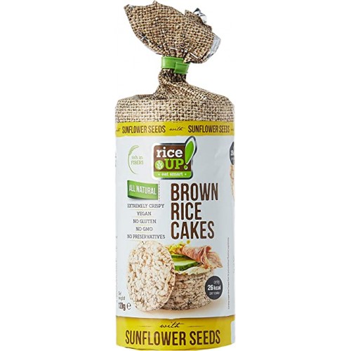 rice UP Brown Rice Cakes with Sunflower Seeds 120g