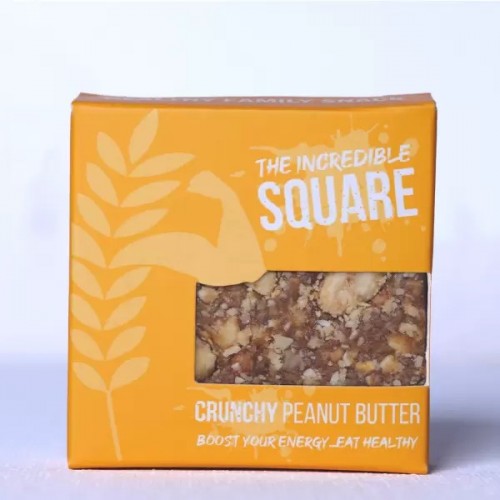 THE INCREDIBLE  OAT Crunchy Peanut Butter Square 35g 