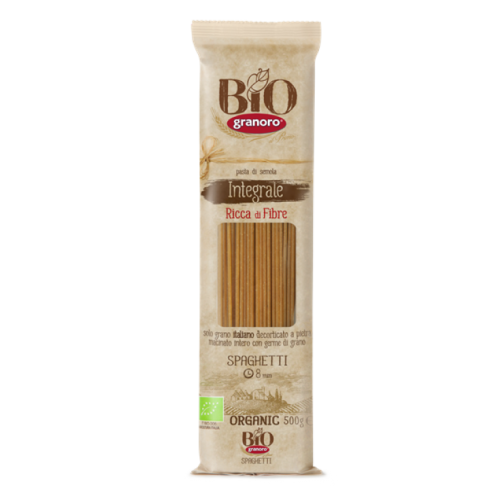 Granoro  Organic Whole Meal  Wheat Semolina Spaghetti  500g