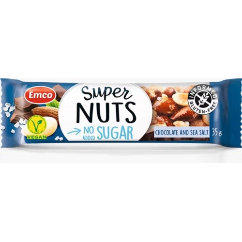 Emco GF Nuts & Protein Bar with Chocolate & Almonds  40g 
