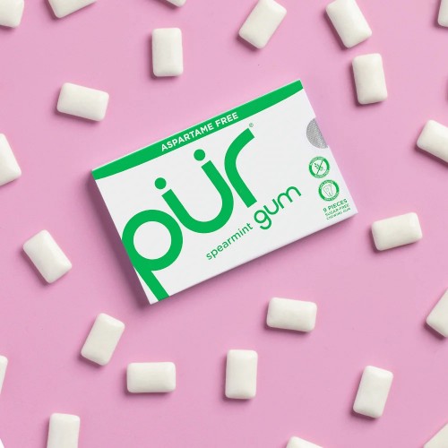 Pur GF Spearmint  Gum 9 Pieces