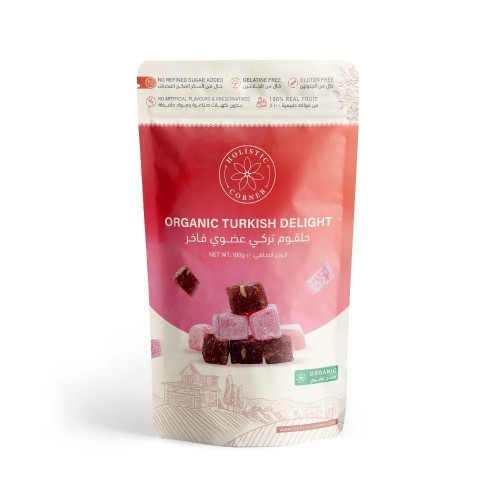 HOLISTIC CORNER Organic Turkish Delight 100g 