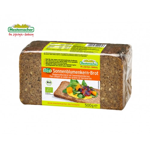 Mestemacher Whole Grain Rye Bread with Sunflower Seeds 500g