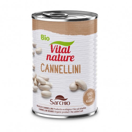 Sarchio Organic Cannellini Beans (No-Added-Salt) 400g 