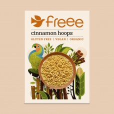 Doves Farm Organic GF Cinnamon Hoops Cereals  300g
