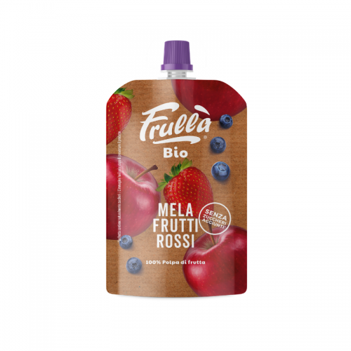 Frutta Organic Apple, Strawberry & Blueberries Puree  100g