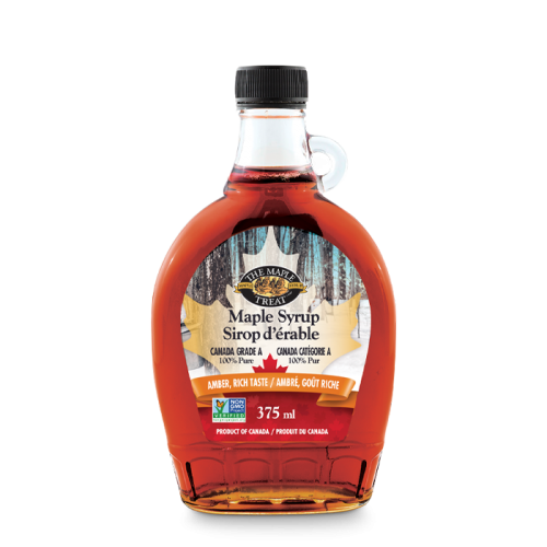 THE MAPLE TREAT Pure Maple Syrup (Amber) 375ml 