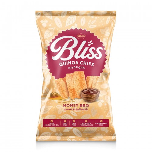 KITCO Bliss Quinoa Chips with Honey & BBQ (GF) 27g 