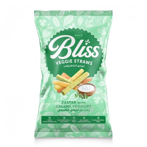 KITCO Bliss Veggie Straws with Zaatar & Creamy Yogurt (GF) 135g 
