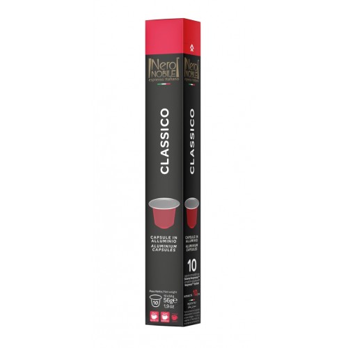 Nero NOBILE  Classic Roasted Ground Coffee  Aluminum Capsules 56g 