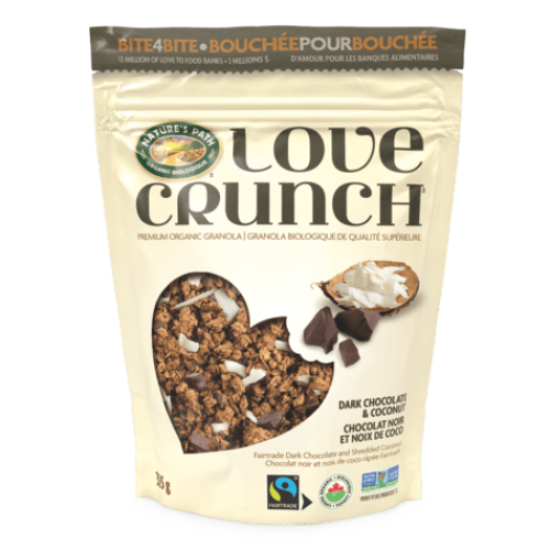 NATURES PATH Organic Dark Chocolate & Shredded Coconut  Granola 325g 