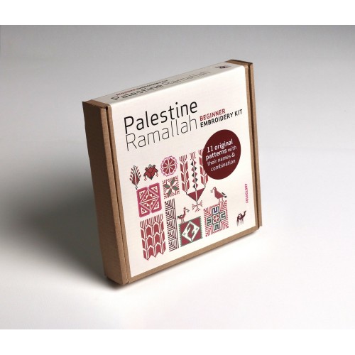 FOLKGLORY Palestine, Ramallah Beginner Embroidery Tatreez Kit